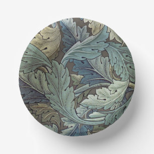 Bols En Carton William Morris Acanthus Sage Fleur Floral Botaniqu