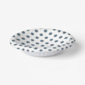 Bols En Carton Yeux à points bleu d'Halloween (Angulaire)