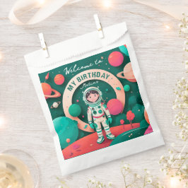 Bolsa de papel regalo personalizada bedankzakje