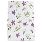 Bolsa de regalo Violetas y flores silvestres Medium Cadeauzakje (Achterkant)