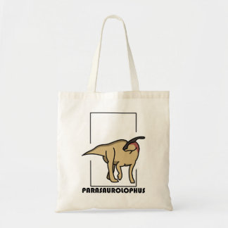 Bolsa de tela diseño dinosaurio Parasaurolophus Tote Bag