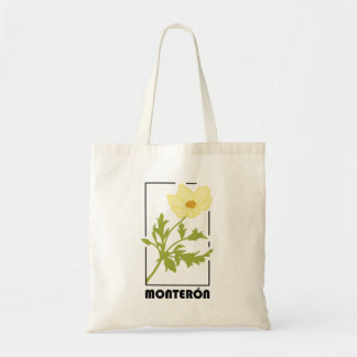 Bolsa de tela estampado de flor Monterón Tote Bag