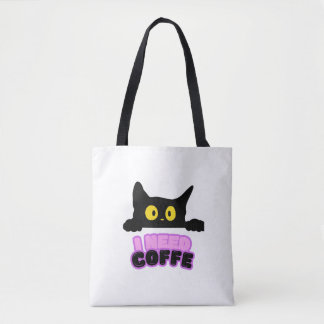 Bolsa de tela- I need coffe Draagtas