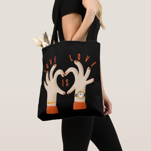 Bolsa de tela Love is Love Draagtas (Dichtbij)