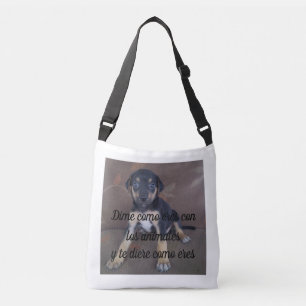 Bolsa Dime como eres con los animales Crossbody Tas