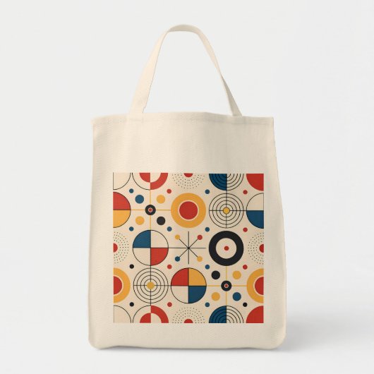 Bolsa diseño geométrico tote bag (Voorkant)