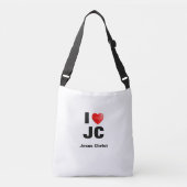 Bolsa I love Jesus Christ Crossbody Tas (Voorkant)