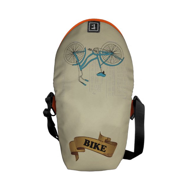 bolsa mensageiro bike messenger bag (Achterkant Open)