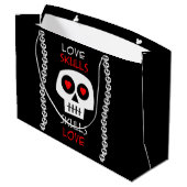 Bolsa Presente GR Skulls Large Cadeauzakje (Achterkant Gekanteld)