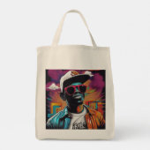 Bolsa - Street graffiti art Hip Hop Tote Bag (Achterkant)