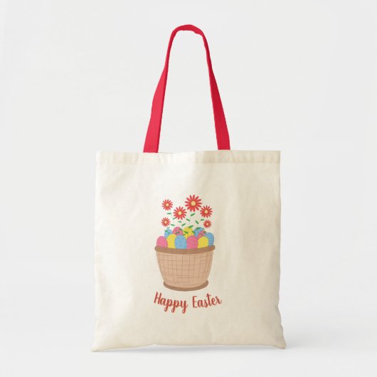 Bolsa tote de Páscoa (Happy Easter) Bag (Voorkant)