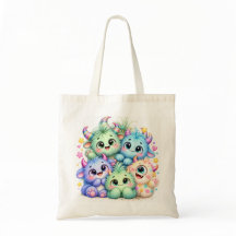 Bolsa Tote Lovely Monsters