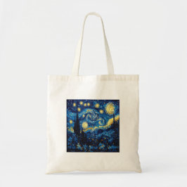 Bolso de tela de La noche estrellada de Van Gogh Tote Bag
