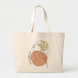 Bolso grande - mujer guerrera grote tote bag