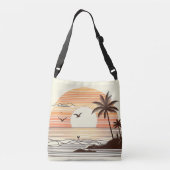 Bolso tropical crossbody tas (Achterkant)