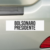 Bolsonaro Presidente Bumpersticker (Op auto)