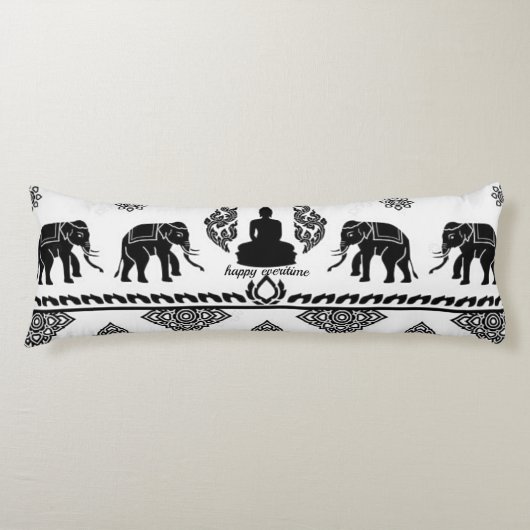 BOLSTER PILLOW MET BATIK MOTIF LICHAAMSKUSSEN (Voorkant)