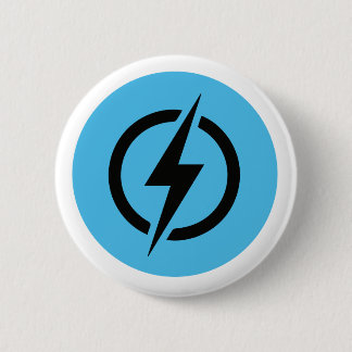 Bolt Blue Logo Ronde Button 5,7 Cm