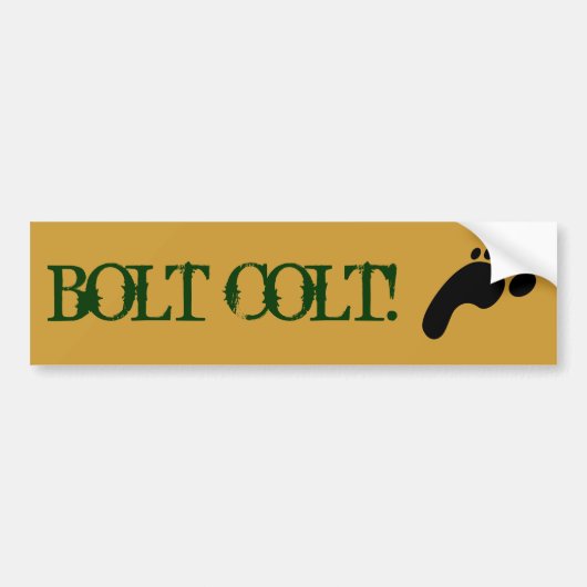 BOLT KLT! BUMPERSTICKER (Voorkant)