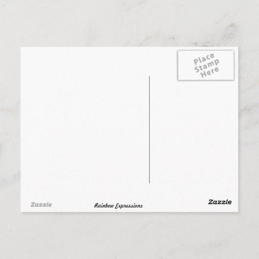 Bolt of Lightning - Briefkaart (Achterkant)