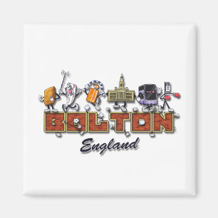 Bolton cartoon magneet