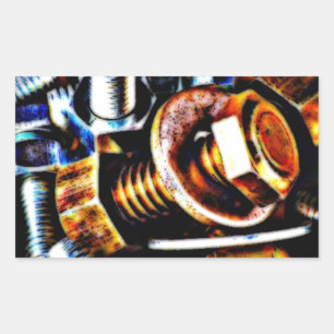 Bolts Pop Art Rechthoekige Sticker