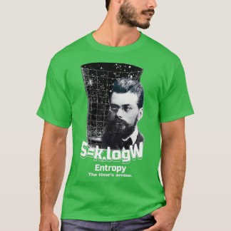 Boltzmann Entropy-formule Theoretische fysica en T-shirt