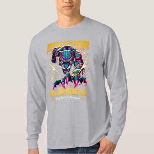 Boltzor: The Electric Panther beroemd gemaakt door T-shirt