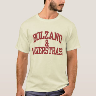 Bolzano en Weierstrass T-shirt