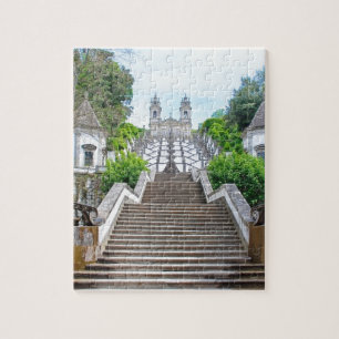 Bom Jesus do Monte heiligdom in Braga, Portugal Legpuzzel