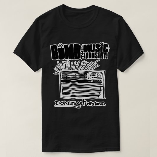 Bomb De Amerikaanse muziekindustrie Punk Essentiël T-shirt (Design voorkant)