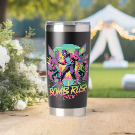 Bomb Rush Cyberfunk – Neon Street Rebellion Geïsoleerde Drinkbeker