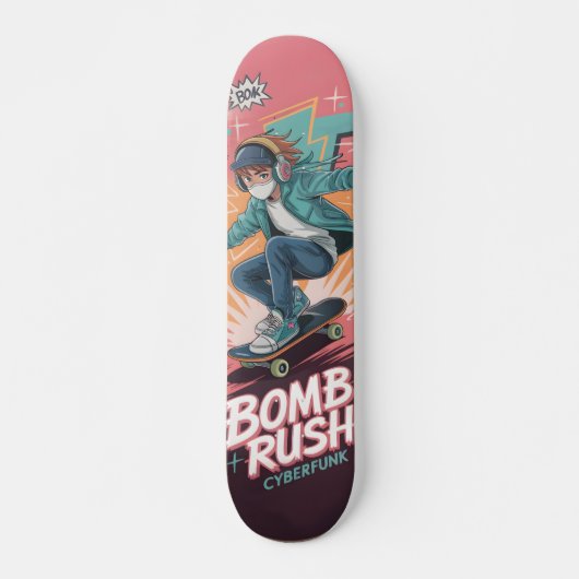 Bomb Rush Cyberfunk Skateboard (Voorkant)