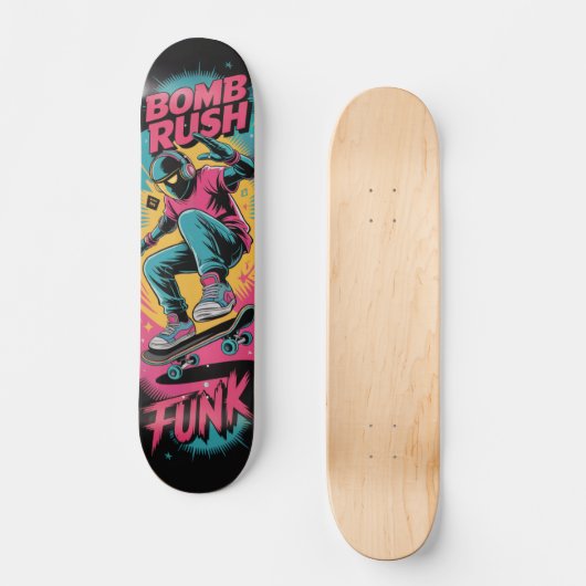 Bomb Rush Cyberfunk Skateboard (Voorkant)