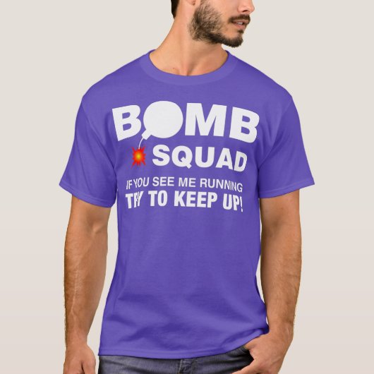 Bomb Squad Disposant technicus T Shirt Cadeaubon (Voorkant)