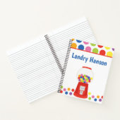 Bombales colorées Carnet Spiral personnalisé (Intérieur)