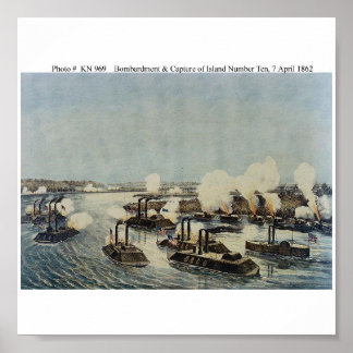 Bombardement en Capture of Island Number Ten Poster