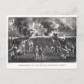 Bombardement Fort Sumter, Charleston Harbour Briefkaart (Voorkant)