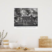 Bombardement Fort Sumter, Charleston Harbour Poster (Keuken)