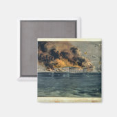 Bombardement Fort Sumter Magneet (Voorkant / Achterkant)