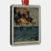 Bombardement Fort Sumter Metalen Ornament (Rechts)