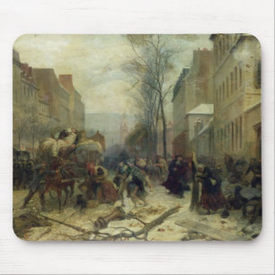 Bombardement Parijs in 1871 Muismat