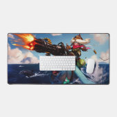 Bombardier Mat du bureau de jeux | Sky Gaming Mous (Clavier et souris)