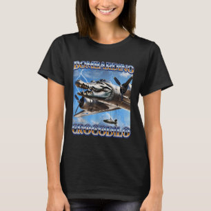 Bombardino Crocodilo Grappige Italiaanse Hersenrot T-shirt