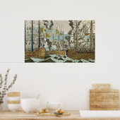 Bombardment en Siege of Algiers, 3 juli 1830 Poster (Keuken)