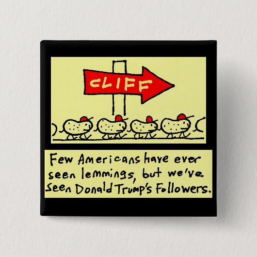 Bombastus Lemmings Button (Voorkant)