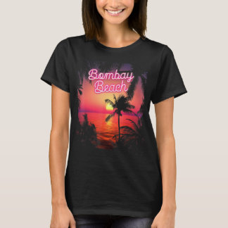  Bombay Beach California Palms Roze Lichten T-shirt