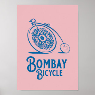 Bombay Bicycle Club - stijlpagina - Roze Poster