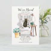 Bombay Cat Moving Announge Aankondiging (Staand voorkant)