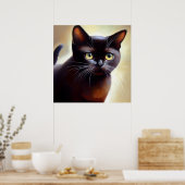 Bombay Cat Poster (Keuken)